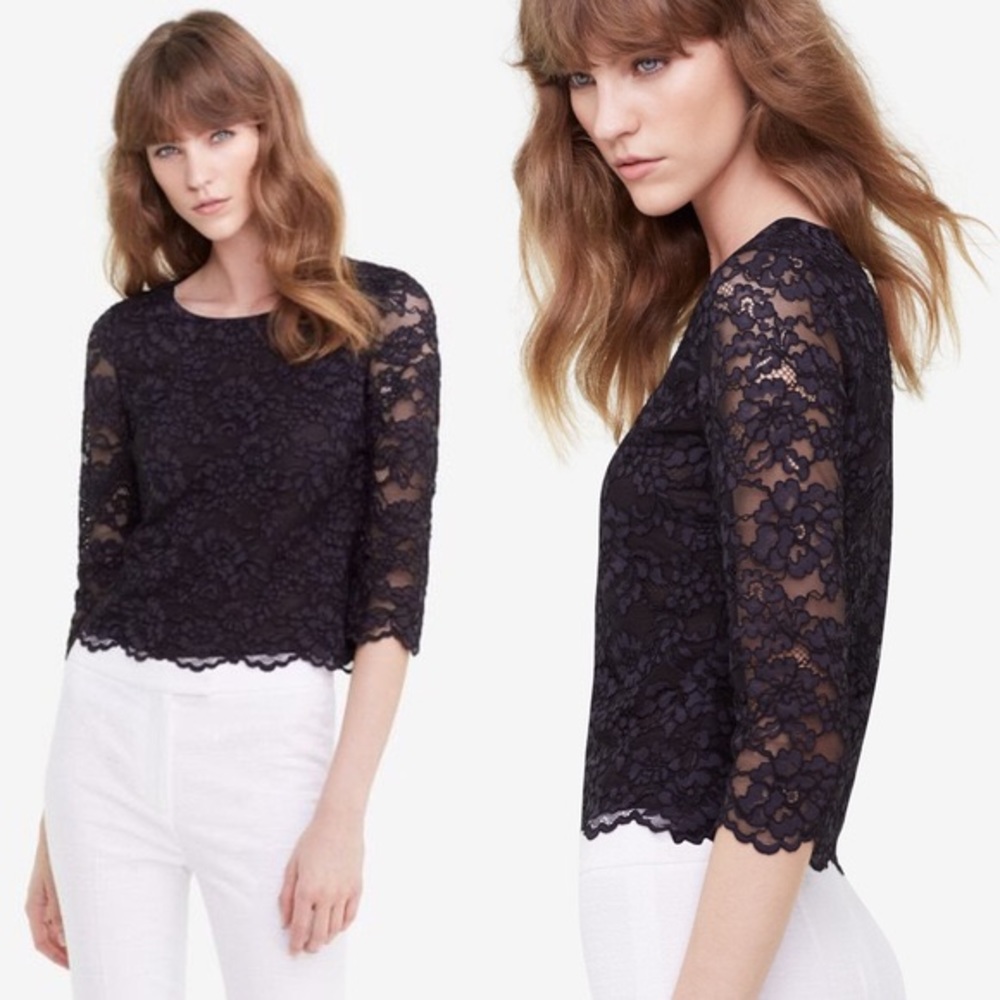 DVF Krishna Lace Top